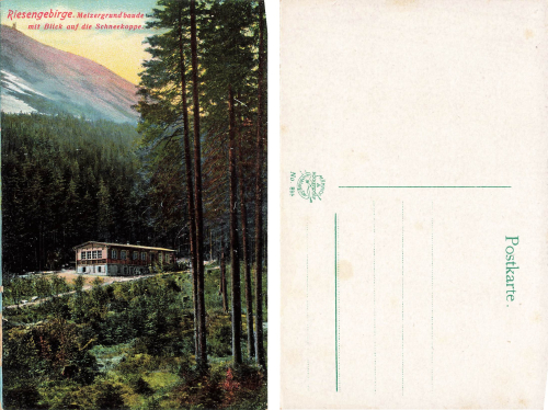 Riesengebirge Melzergrundbaude Schlesien Lomniczka-Huette * um 1920