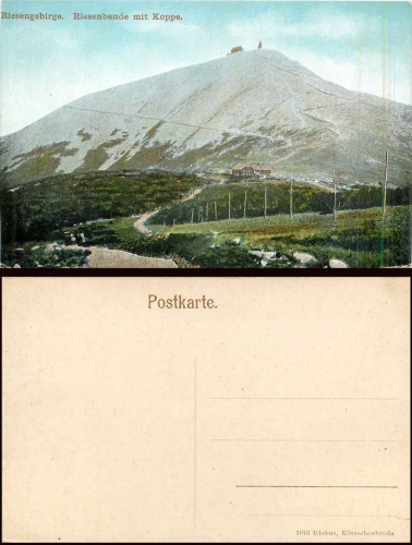 Giant Mountains Giant chalet with Schneekoppe * approx. 1910