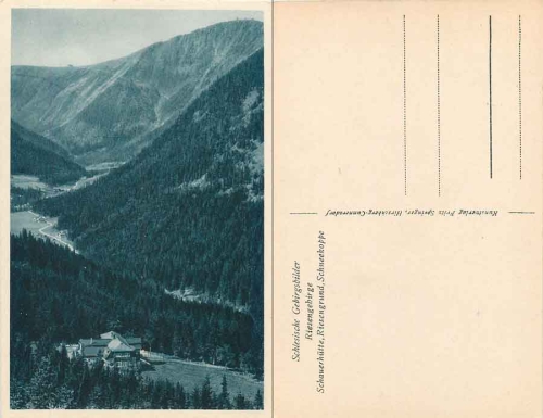 Riesengebirge district of Hirschberg Schauerhütte in Riesengrund * around 1920