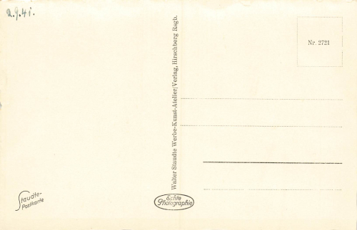 Wosseckerbaude Riesengebirge Sudetengau * 1941