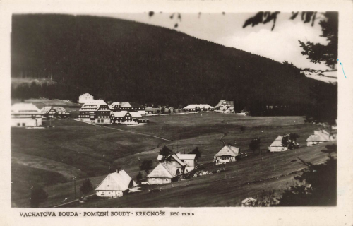 Vachatova Bouda Pomiszni Boudy Riesengebirge o 1950