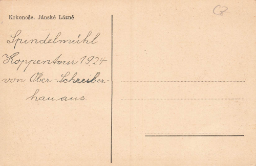 Janske Lazne Riesengebirge gebraucht 1924