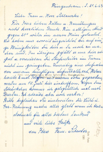 01904 Ringenhain Oberlausitz gebraucht 1963