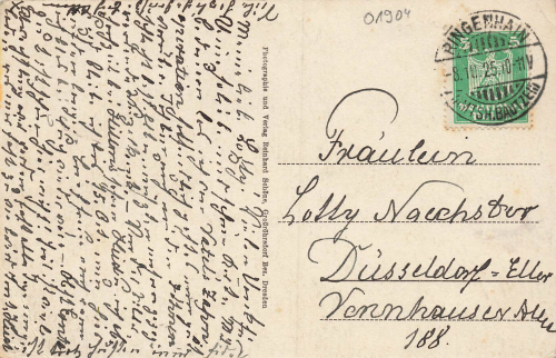 01904 Ringenhain Oberlausitz o 1925