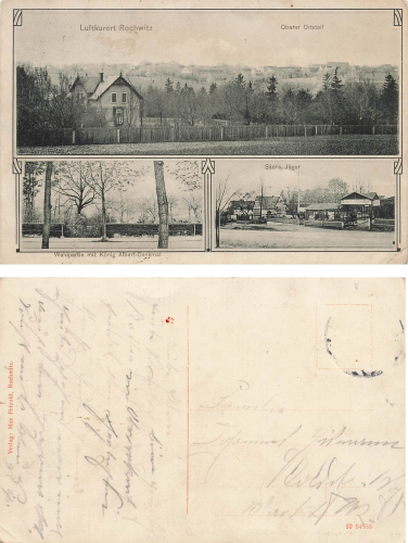 Rochwitz Dresden Restaurant Saxon Hunter o around 1910