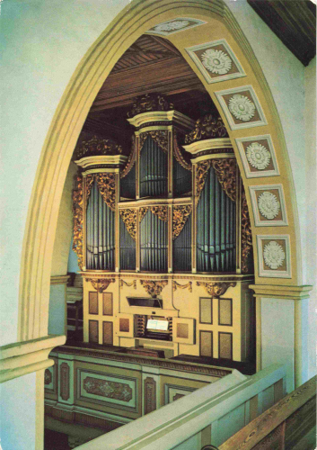 04571 Rötha St. Georgenkirche Silbermannorgel o 1978