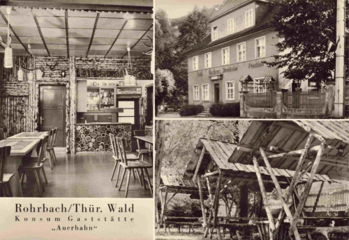 Rohrbach Thüringer Wald Konsum Gaststätte "Auerhahn" * 1975