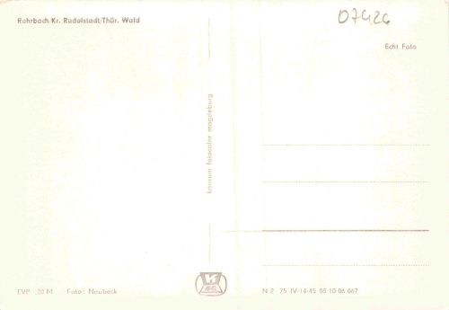 Rohrbach Thüringer Wald * 1975