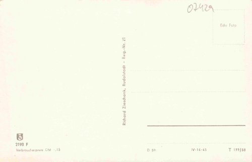 Rohrbach Thüringer Wald * 1958