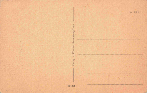 07580 Ronneburg Thüringen Bismarcksäule auf dem Reuster Berg * um 1930