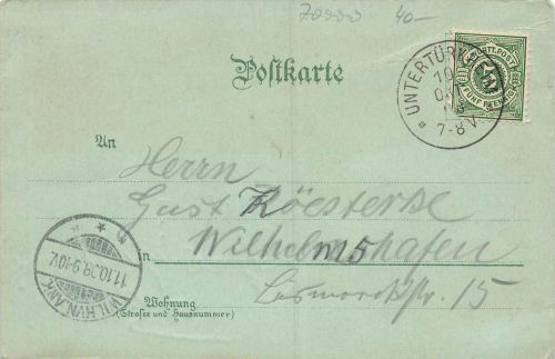Rothenberg Stuttgart Mondschein Litho o 1908