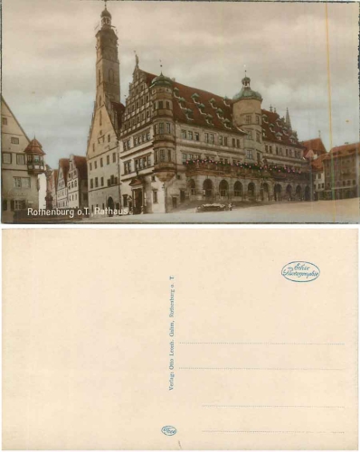 Rothenburg Tauber Rathaus * ca. 1930