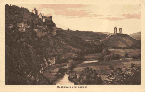 Rudelsburg und Saaleck * um 1920