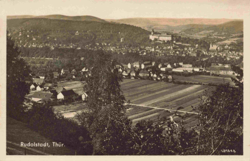 07407 Rudolstadt Totalansicht o 1952