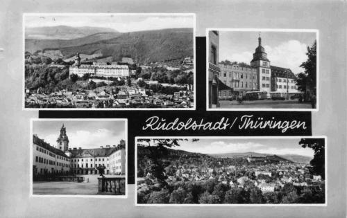 07407 Rudolstadt Mehrbildkarte o 1964