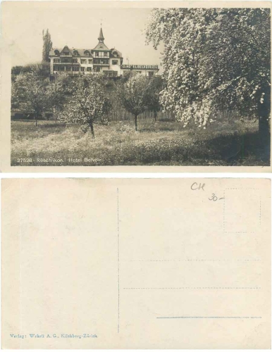 Ruschlikon Hotel Belvoir * ca. 1920