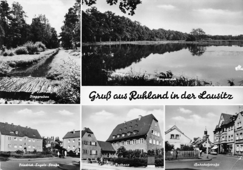 01945 Ruhland Mehrbildkarte o 1972