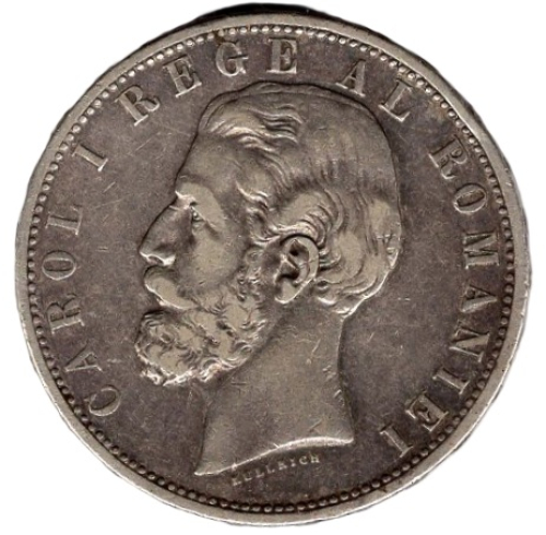 Rumänien 5 Lei 1883 Carol I