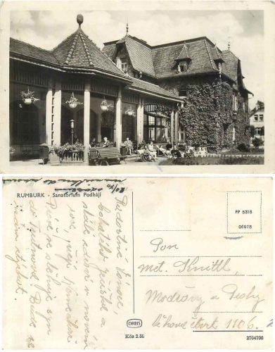 Rumburk Rumburg Kurhaus, o ca. 1940
