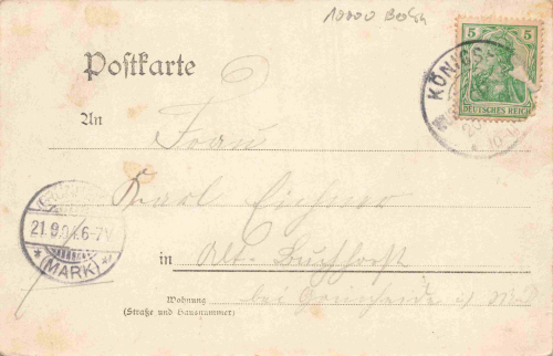 Rummelsburg, Berlin, Türrschmidtstrasse – vintage picture postcard, c. 1901