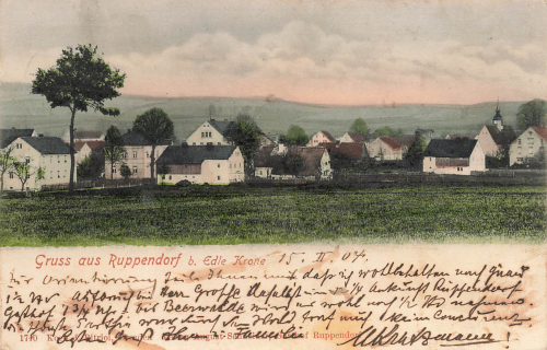 01774 Ruppendorf bei Edle Krone Klingenberg o 1904