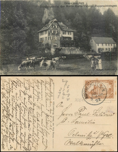 Rupprechtstegen Erholungsheim Maria-Marta-Verein o 7.7.1922