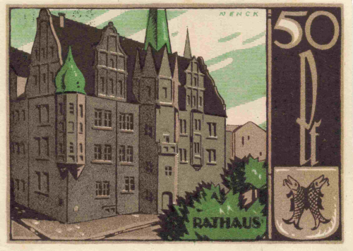 Saalfeld Thüringen Notgeldschein 1921
