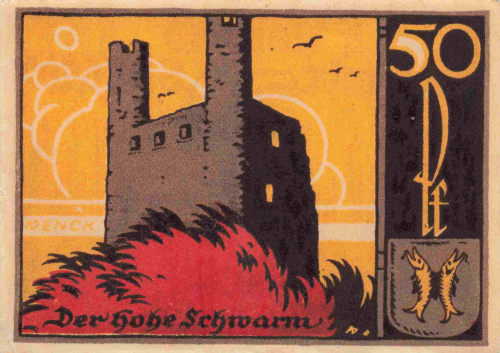 Saalfeld, Thuringia emergency money note, 1921