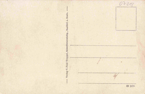 Saalfeld Thüringen Saaltor mit Altsaalfeld * um 1920