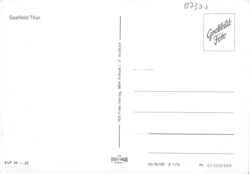 Saalfeld Thüringen * 1975