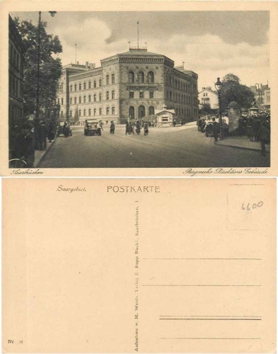 Saarbrücken Bergwerks-Direktions-Gebäude *ca. 1930