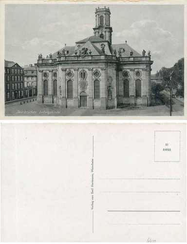 Saarbruecken Ludwigskirche *ca. 1940