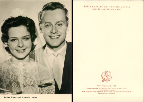 Sabine Sinjen und Helmuth Lohner Progress Starfoto Nr. 1755