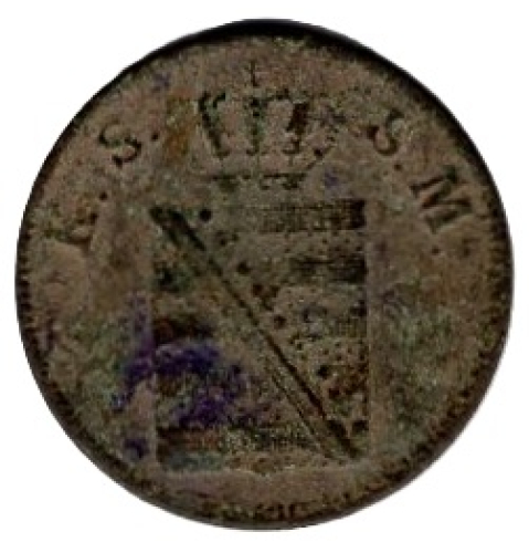 Sachsen Königreich 2 Pfennig 1854 F Johann