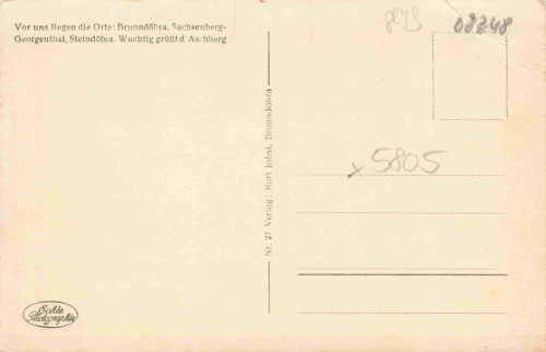 Brunndoebra Klingenthal Sachsen * um 1940