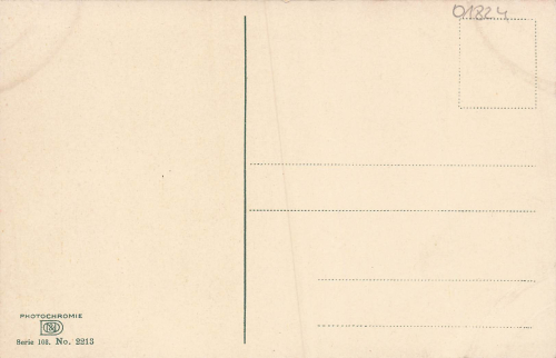01824 Koenigstein Saxon Switzerland Photochromic Map 2213 * circa 1910