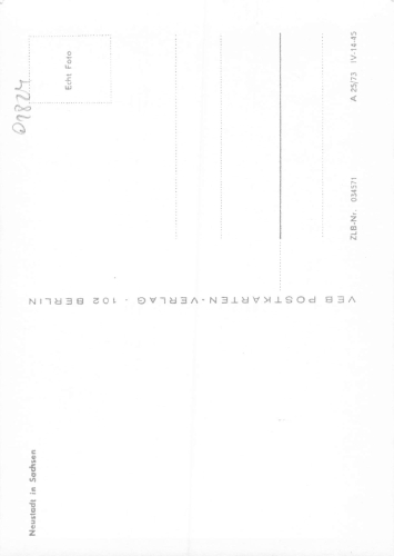 01844 Neustadt Sachsen Luftbild * 1973