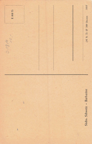 01824 Barbarine Climbing Rocks Saxon Switzerland * 1937