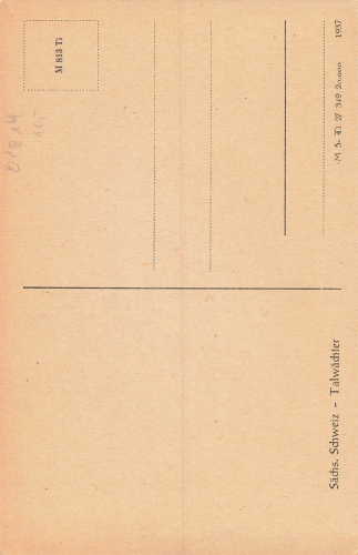 01824 Talwaechter Climbing Rocks Saxon Switzerland * 1937