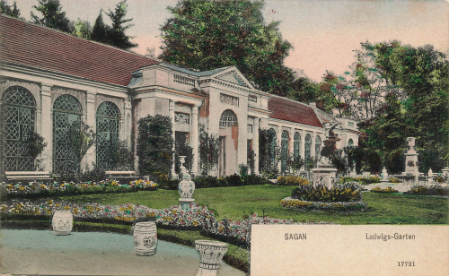 SSagan Ludwigs Garten Schlesien Zagan * um 1910