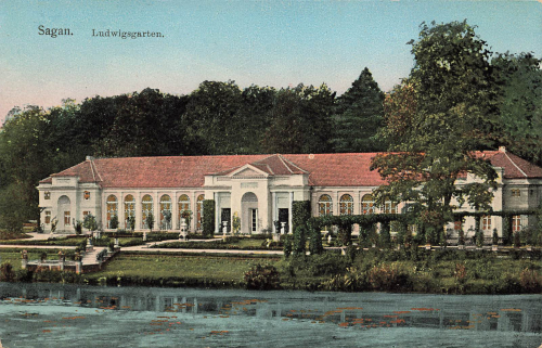 Sagan Ludwigsgarten Schlesien Zagan golden Windows * 1909