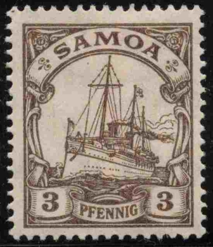 Samoa Deutsche Post Michel 20 * ungebraucht Kaiseryacht