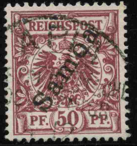 Samoa Deutsche Post Michel 6 o gestempelt Krone Adler