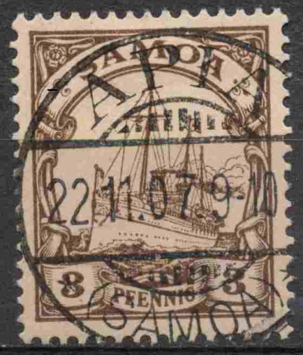 Samoa Deutsche Post Michel 7 o gestempelt Kaiseryacht