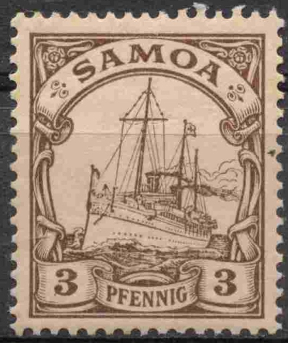 Samoa Deutsche Post Michel 7 ** postfrisch Kaiseryacht