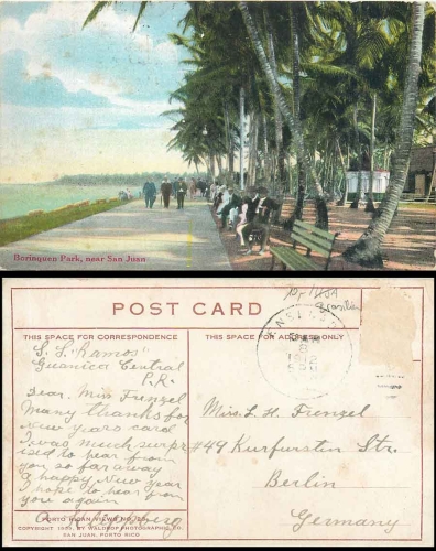 San Juan Puerto Rico Borinquen Park o 8.1.1912