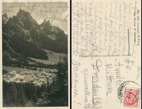 San Martino di Castrozza Gruppo di Pala o ca. 1927
