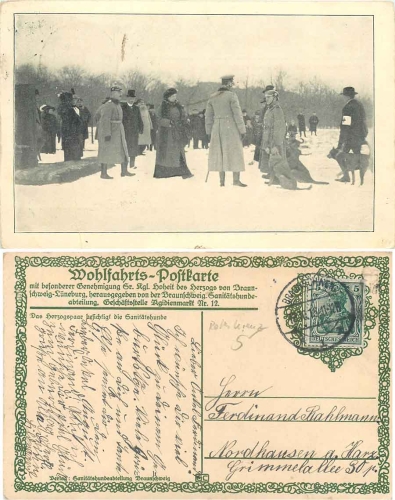 Sanitätshunde Abteilung Wohlfahrtskarte 1WK  o 12.10.1915