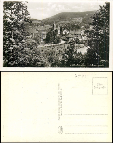 Sasbachwalden * ca. 1940