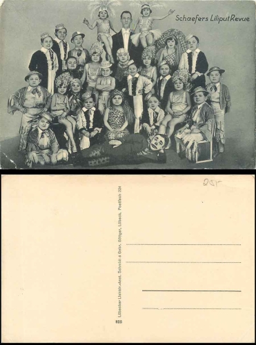 Dwarfs Little People Schaefer's Liliput Revue * approx. 1925